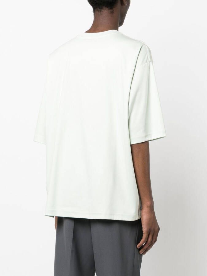 Lanvin T-shirt met ronde hals Groen