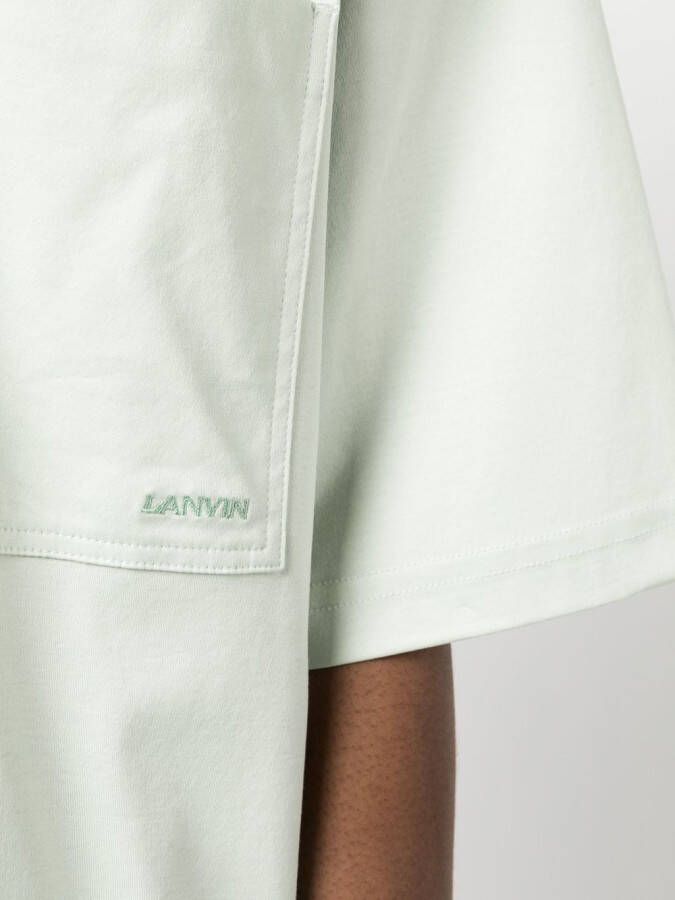 Lanvin T-shirt met ronde hals Groen