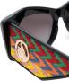 Lanvin Curb zonnebril met logo applicatie Zwart - Thumbnail 3
