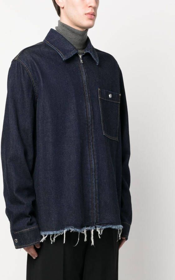 Lanvin Denim jack Blauw