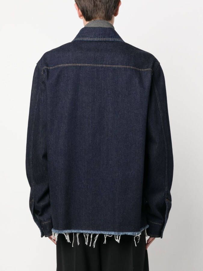 Lanvin Denim jack Blauw