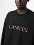 Lanvin Sweater met geborduurd logo Blauw - Thumbnail 5
