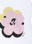 Lanvin Enfant T-shirt met bloe print Wit - Thumbnail 3