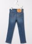 Lanvin Enfant Jeans met badge detail Blauw - Thumbnail 2