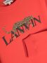 Lanvin Enfant Sweater met logoprint Rood - Thumbnail 3