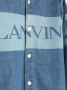Lanvin Enfant Spijkershirt met logoprint Blauw - Thumbnail 3