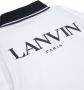 Lanvin Enfant Poloshirt met logoprint Wit - Thumbnail 3