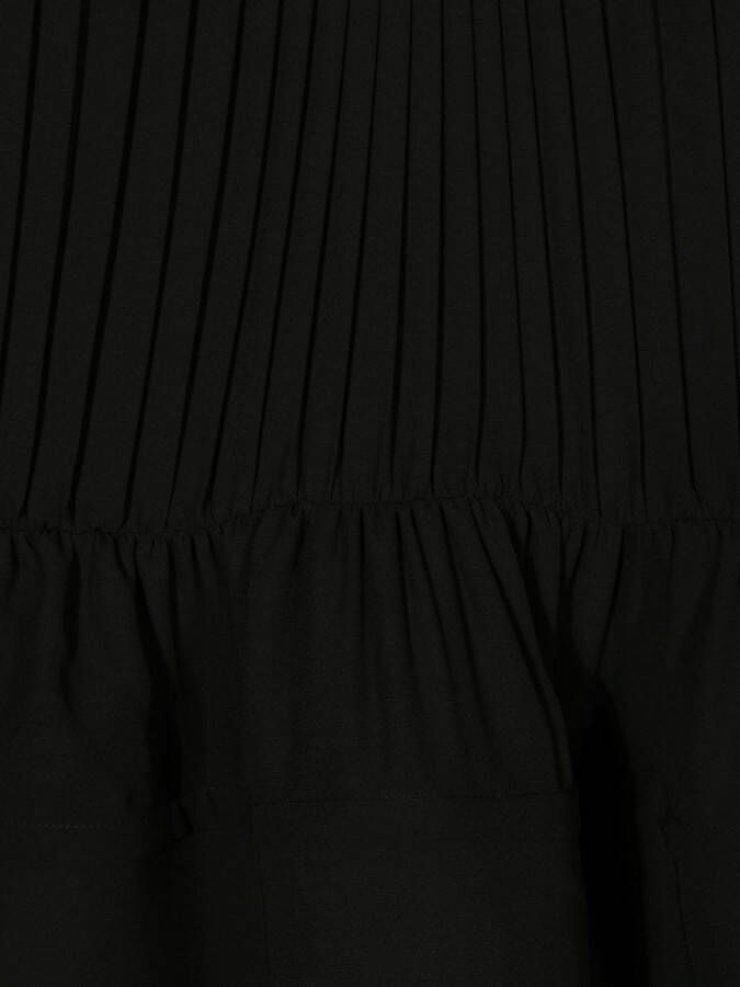 Lanvin Enfant Midi-jurk met textuur Zwart