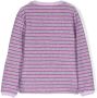 Lanvin Enfant Sweater met geborduurd logo Paars - Thumbnail 2