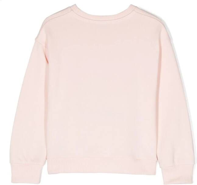 Lanvin Enfant Sweater met print Roze