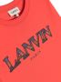 Lanvin Enfant T-shirt met geborduurd logo Rood - Thumbnail 3