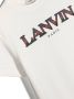 Lanvin Enfant T-shirt met geborduurd logo Wit - Thumbnail 3