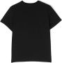 Lanvin Enfant T-shirt met logoprint Zwart - Thumbnail 2