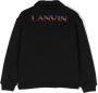 Lanvin Enfant Vest met geborduurd logo Zwart - Thumbnail 2