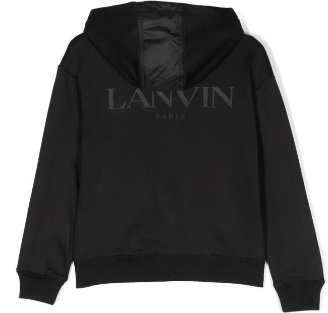 Lanvin Enfant Vest met logoprint Zwart