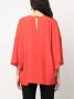 Lanvin Gedrapeerde blouse Rood - Thumbnail 4