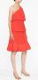 Lanvin Geplooide jurk Rood - Thumbnail 4
