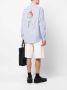 Lanvin Gestreepte overhemd Blauw - Thumbnail 2