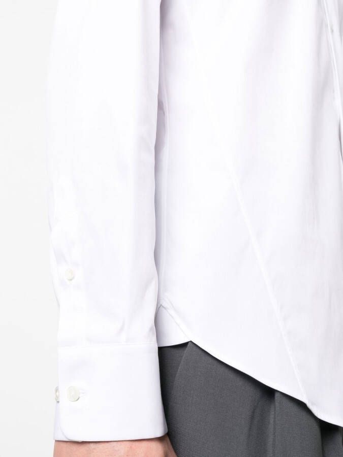 Lanvin Getailleerd overhemd Wit