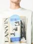Lanvin T-shirt met print Groen - Thumbnail 5