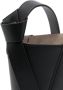 Lanvin Hobo Tie leren schoudertas Zwart - Thumbnail 4