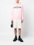 Lanvin Hoodie met geborduurd logo Roze - Thumbnail 2