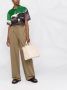 Lanvin In & Out shopper met visgraat patroon Beige - Thumbnail 1