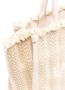Lanvin In & Out shopper met visgraat patroon Beige - Thumbnail 4