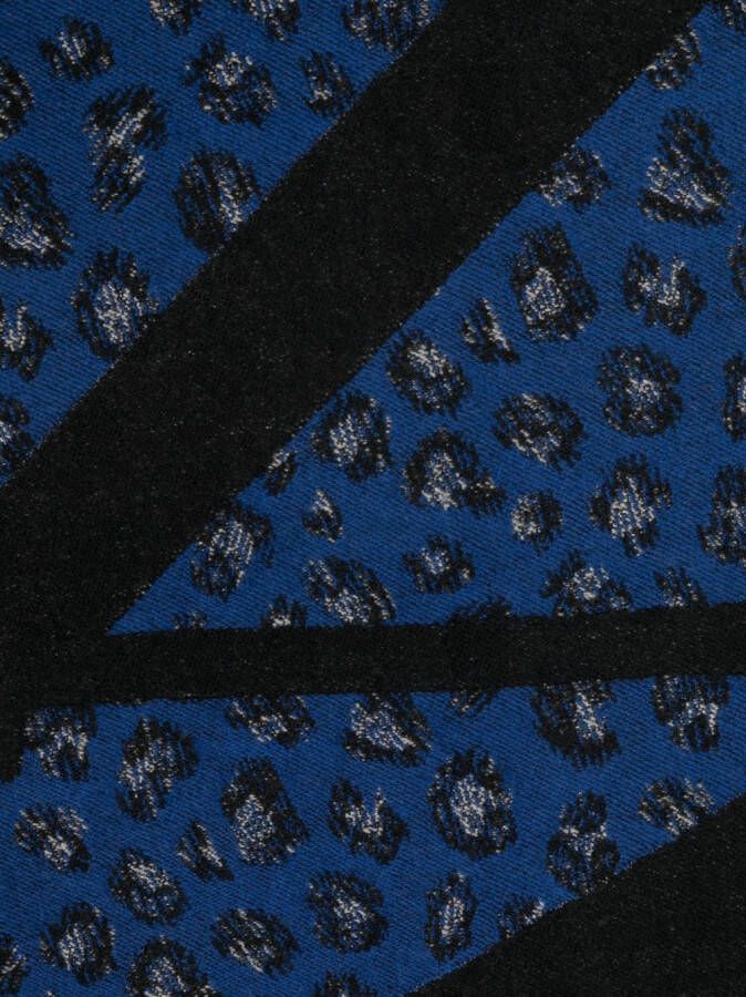 Lanvin Intarsia sjaal Blauw
