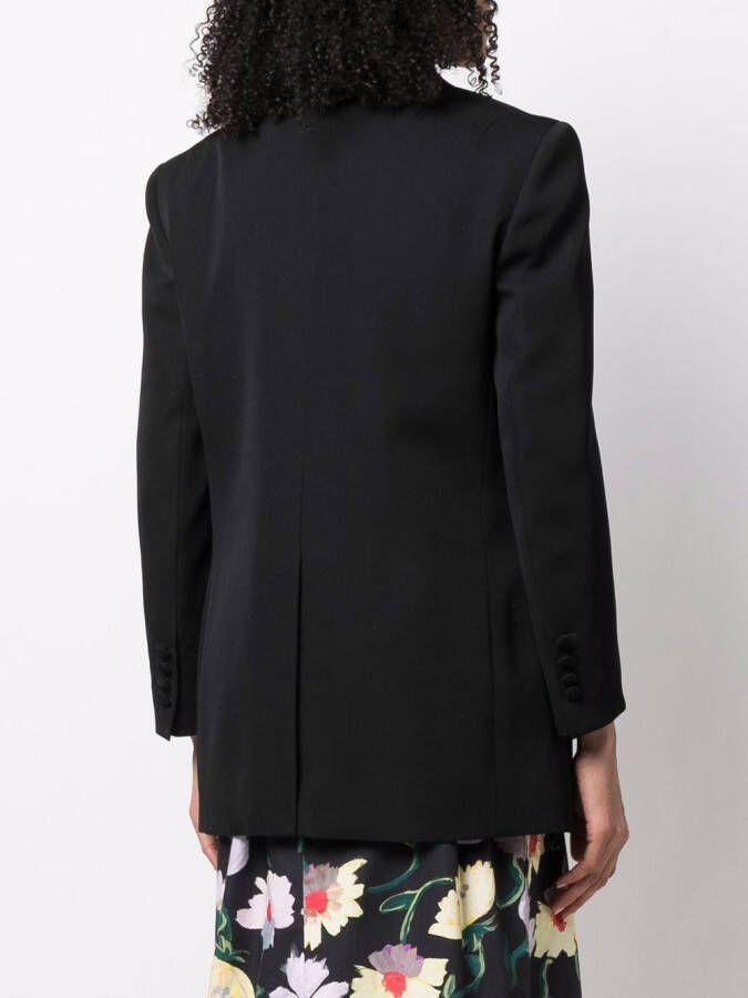 Lanvin Jack met enkele rij knopen Zwart