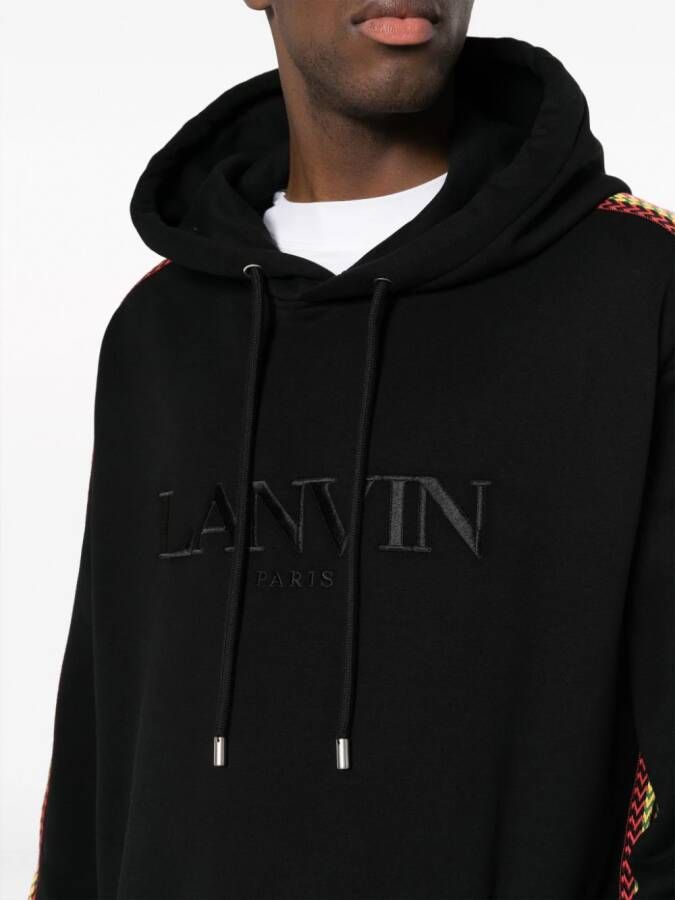 Lanvin Katoenen hoodie Zwart