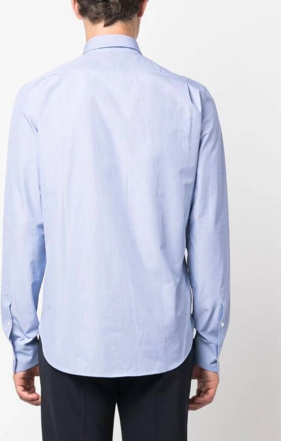 Lanvin Katoenen overhemd Blauw