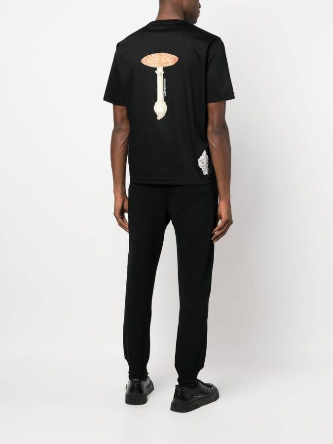Lanvin T-shirt met patch Zwart