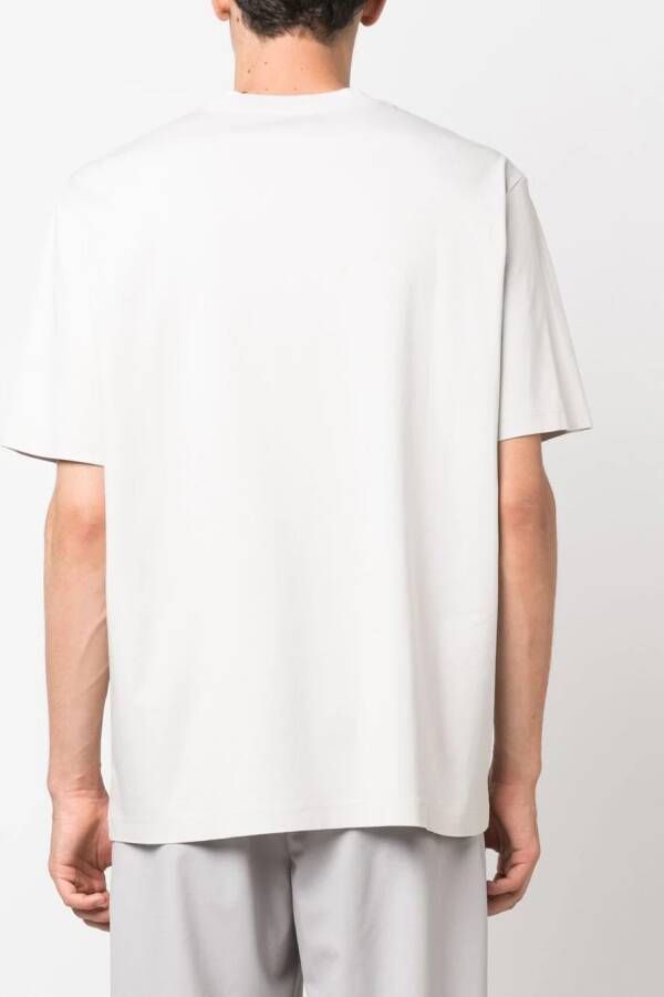 Lanvin T-shirt met logopatch Grijs