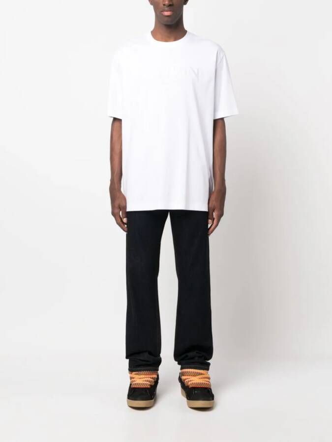 Lanvin T-shirt met logopatch Wit