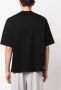 Lanvin T-shirt met logopatch Zwart - Thumbnail 4