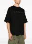 Lanvin T-shirt met logopatch Zwart - Thumbnail 3