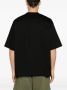 Lanvin T-shirt met logopatch Zwart - Thumbnail 4