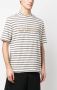 Lanvin T-shirt met geborduurd logo Beige - Thumbnail 3