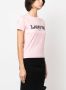 Lanvin T-shirt met logo Roze - Thumbnail 3