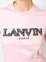 Lanvin T-shirt met logo Roze - Thumbnail 5