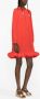 Lanvin Geplooide mini-jurk Rood - Thumbnail 2