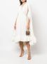 Lanvin Midi-jurk met cape-design Wit - Thumbnail 2