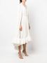 Lanvin Midi-jurk met cape-design Wit - Thumbnail 3