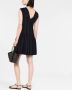 Lanvin Mini-jurk met franje Zwart - Thumbnail 4