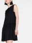 Lanvin Mini-jurk met franje Zwart - Thumbnail 5