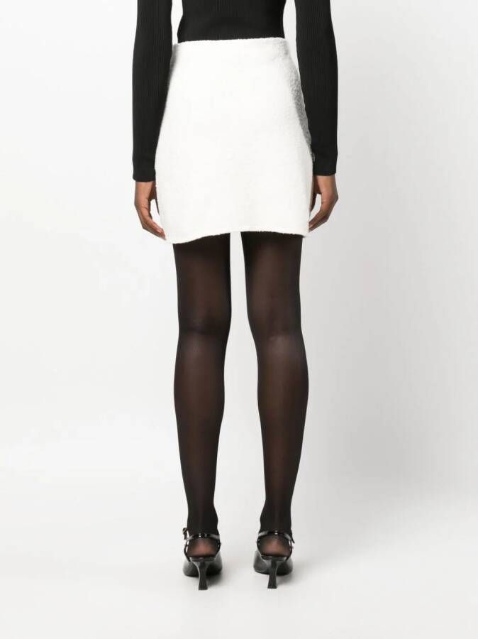 Lanvin Mini-rok met kralen Wit