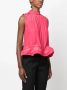 Lanvin Mouwloze blouse Roze - Thumbnail 3