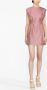 Lanvin Mouwloze mini-jurk Rood - Thumbnail 2
