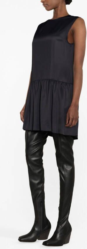 Lanvin Mouwloze mini-jurk Zwart